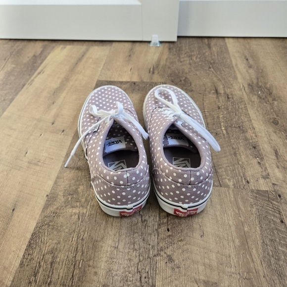 Vans Women's Polka Dot Sneakers - Light Purple and White Size 8 - Picture 3 of 12